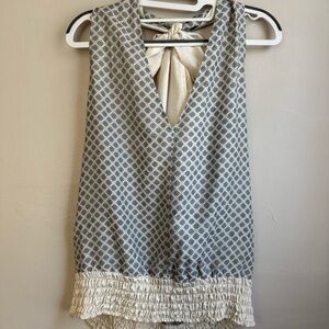 Beatrice B (Anthropologie) Halter Tie-Back Top — Italian Designer, Made in Italy